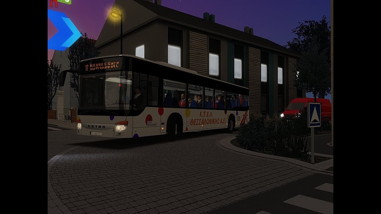 OMSI 2 GR 🚌 Setra S415NF V2🎨Ktel Thessalonikis 🗺Grand Paris Moulon