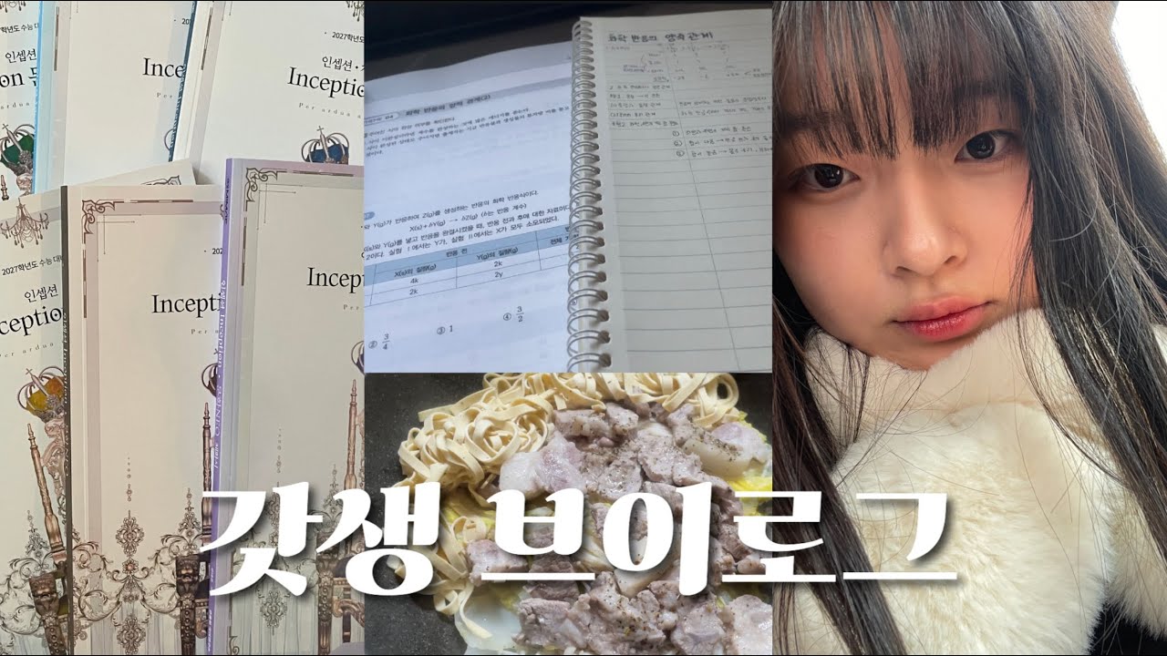 예비 고2의 갓생 도전기 | 학생 브이로그 | 09년생