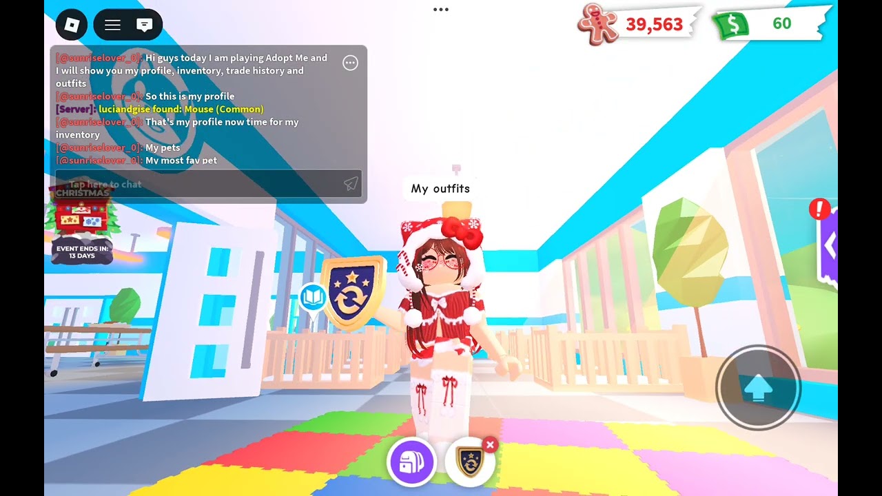 Playing Adopt Me account tour x opening gifts 