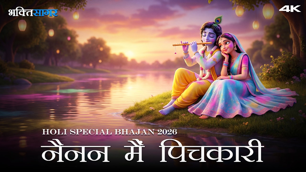 Nainan Main Pichakari - नैनन मैं पिचकारी | | Holi Special Radha Krishna Bhajan 2026 4K
