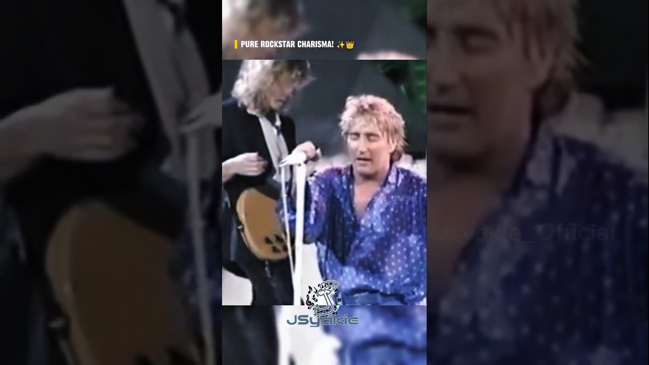 Rod Stewart: Agility and Stage Charisma 🕺✨ #rodstewart #rodstewartsongs #shorts #jsyakie