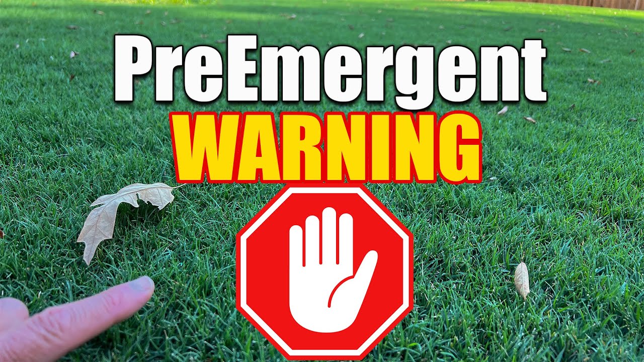 Fall Lawn Preemergent Treatment