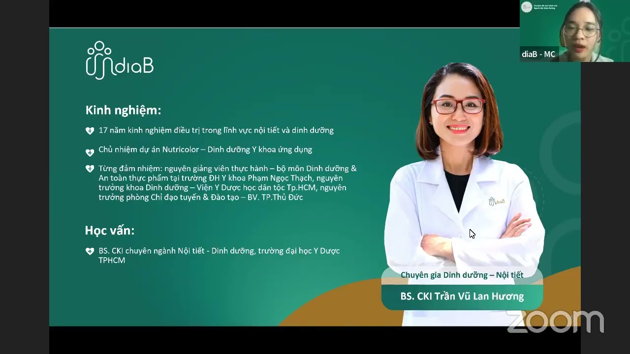 Tư vấn: Dinh dưỡng cho người tiểu đường
