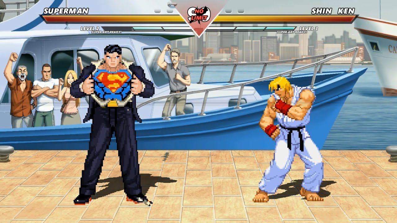 SUPERMAN vs SHIN KEN - High level insane fight❗