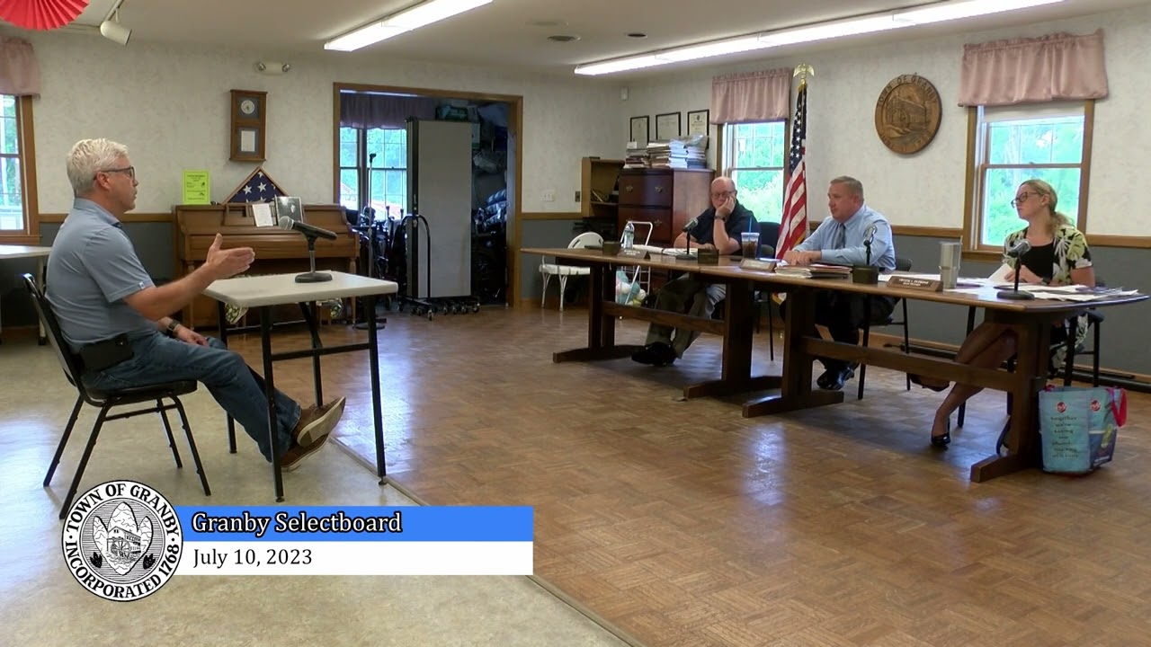 GRANBY MA Selectboard 7-10-23