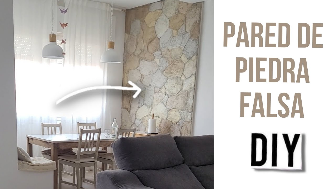 COMO HACER UNA PARED DE PIEDRA ARTIFICIAL EN TU PISO