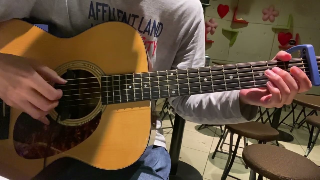 ソロギター　ロバータ・フラック  Killing Me Softly With His Song やさしく歌って　れのん