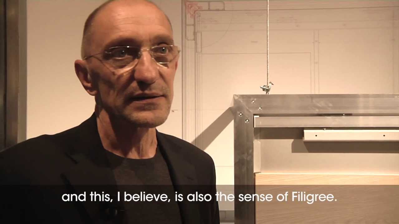 Rodolfo Dordoni introduces Filigree table - Molteni&C