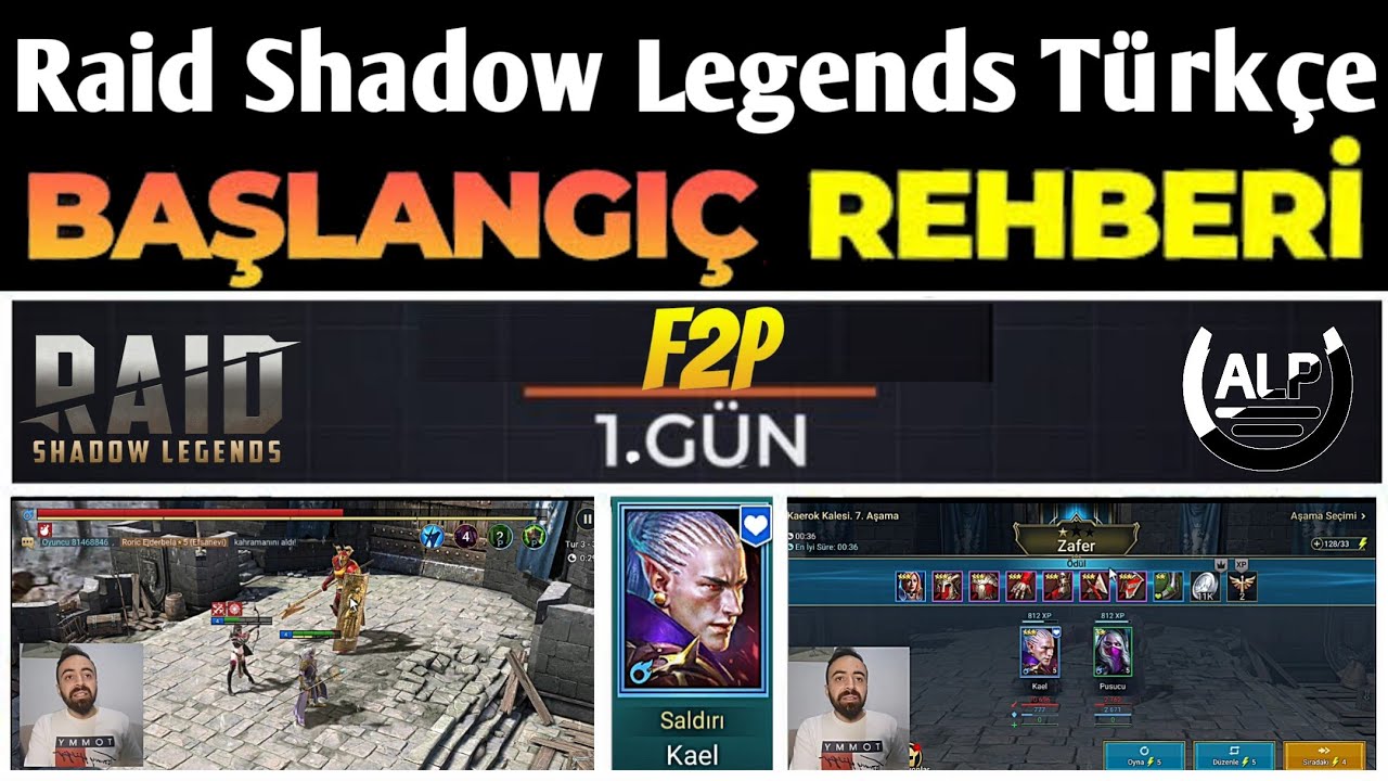 Raid Shadow Legends Türkçe BAŞLANGIÇ REHBERİ F2P 1.Gün