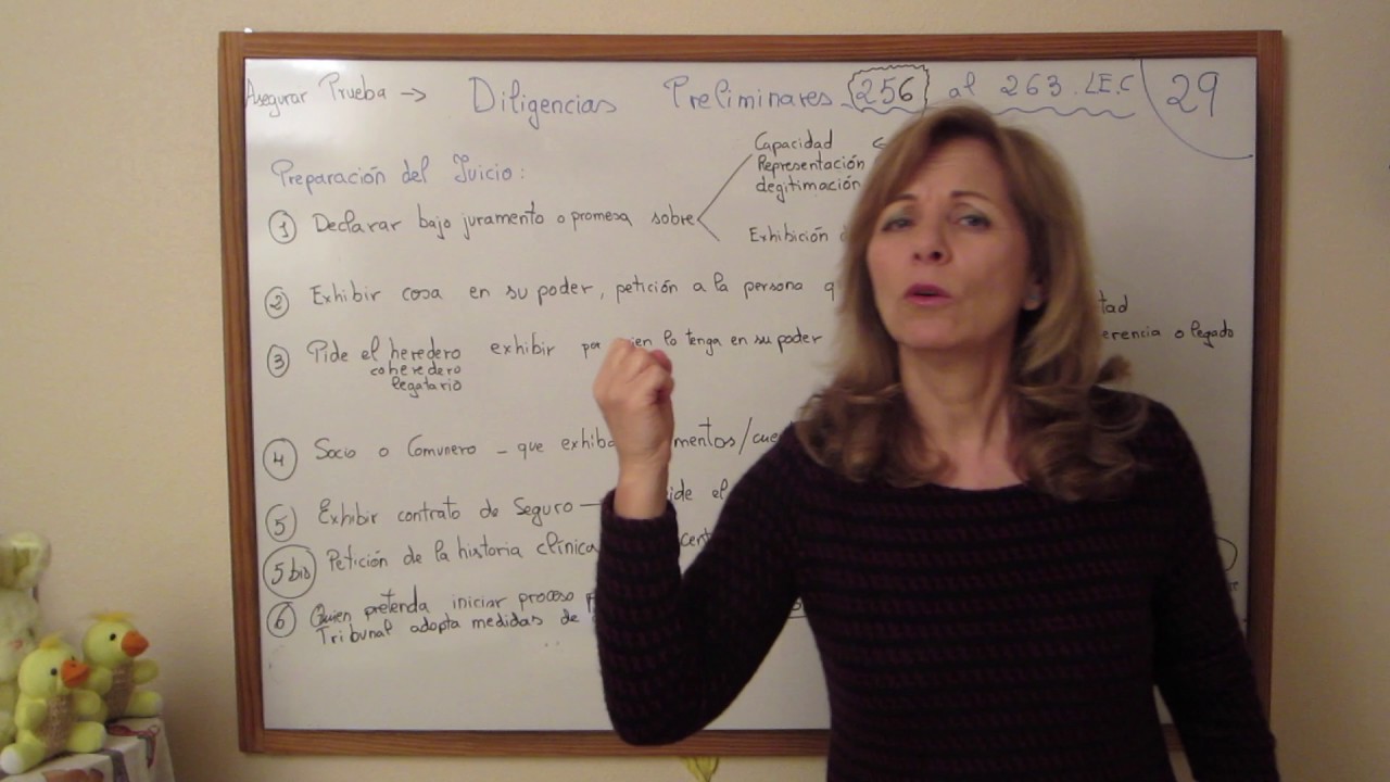 29.-DILIGENCIAS PRELIMINARES. PRIMERA PARTE