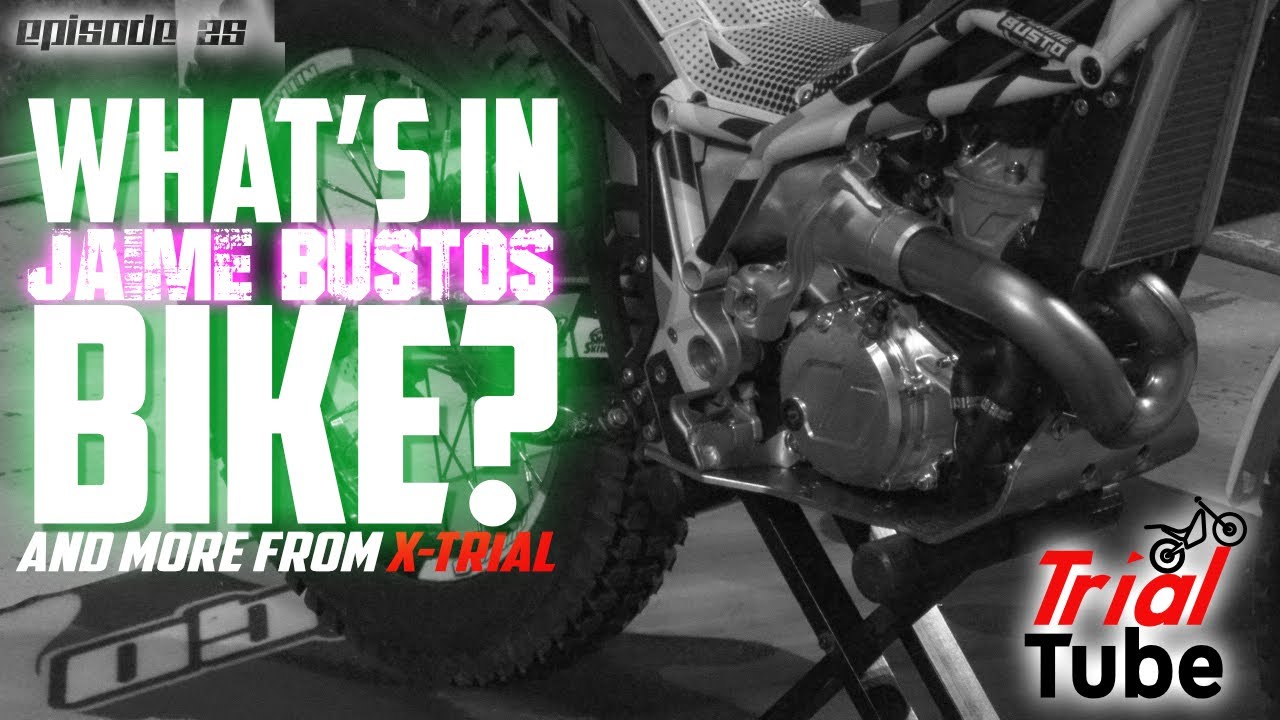 Trial Tube - What is in a Factory Vertigo trials bike? - Jaime Busto's Bike and more X-Trial BTS