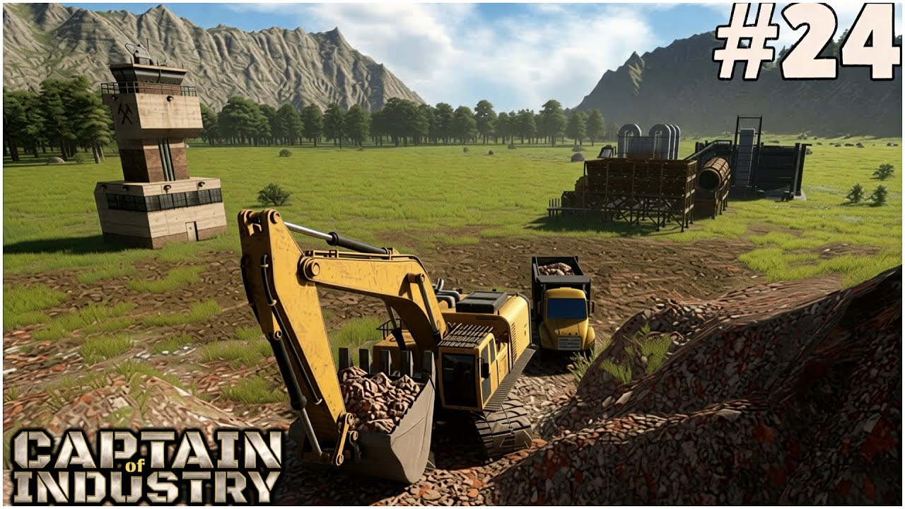 #24 ALTRA ZONA MINERARIA E 20 MW DI BACKUP DA GENERATORI DIESEL - CAPTAIN OF INDUSTRY - GAMEPLAY ITA