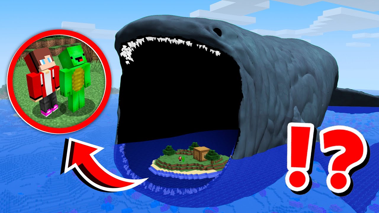 JJ and Mikey life inside GIANT BLOOP CHALLENGE in Minecraft - Maizen