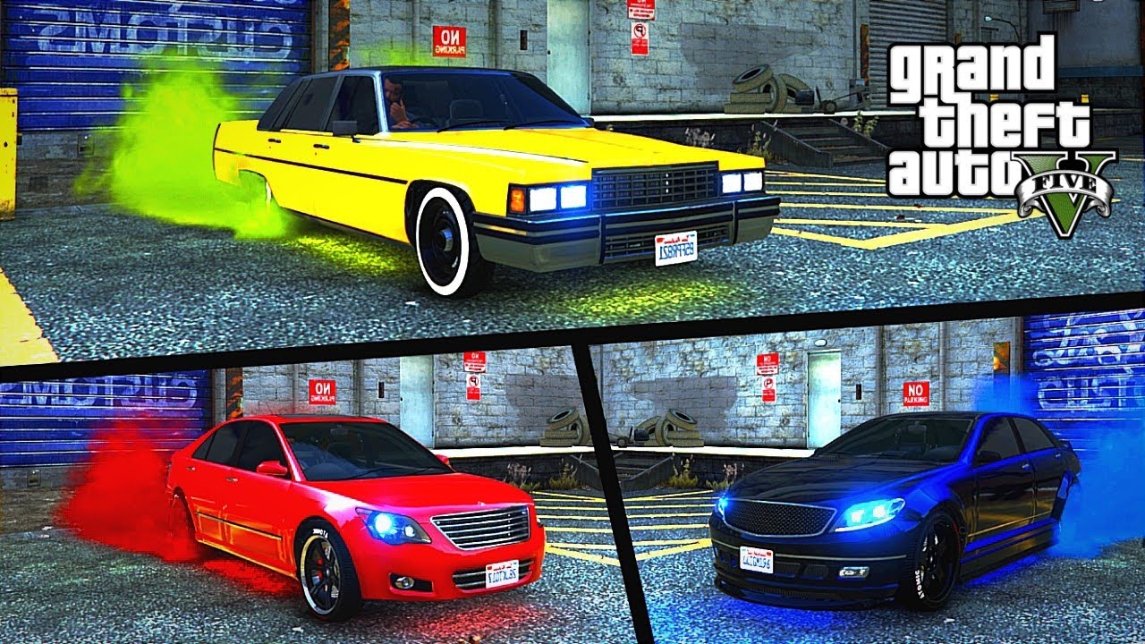 GTA 5 - Best Story Mode Sedans Car Customization | Part 1
