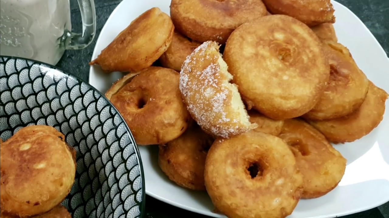 Beignets Express Aux pommes / بينيي اكسبريس بالتفاح 🍎