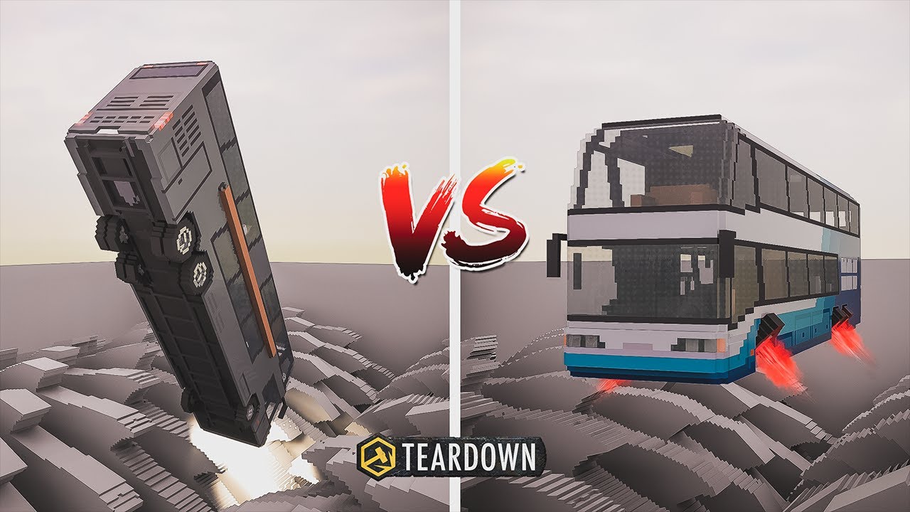 STANDART Tour Bus vs HOVER Tour Bus | Teardown