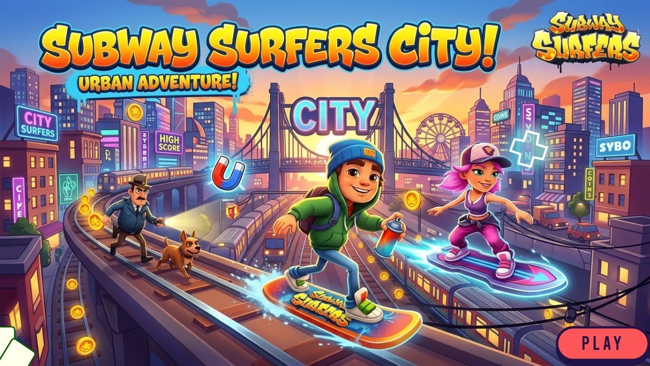 Subway Surfers City Gameplay | New Subway Game 2026 #shortsfeed #verticalive