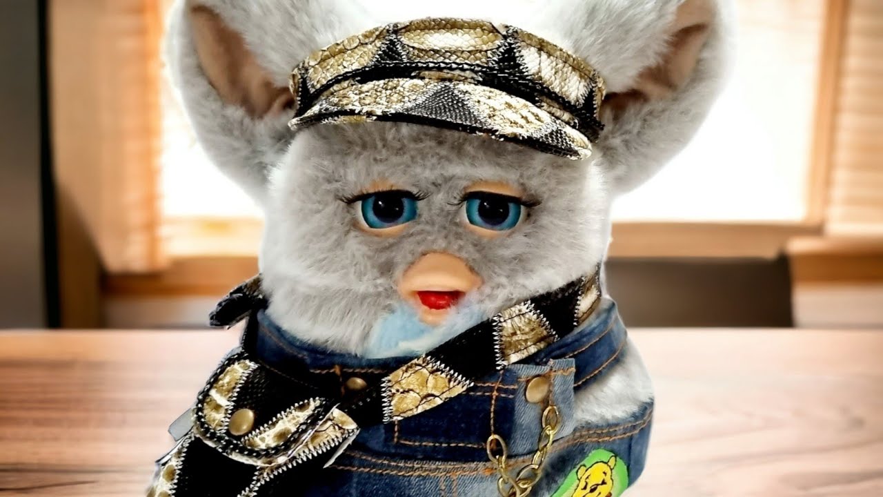 Custom Furby 2005 SLEEPY BLUE Emoto-Tronic Furby #furby #furby2005 #custom #vintagetoys #giftideas