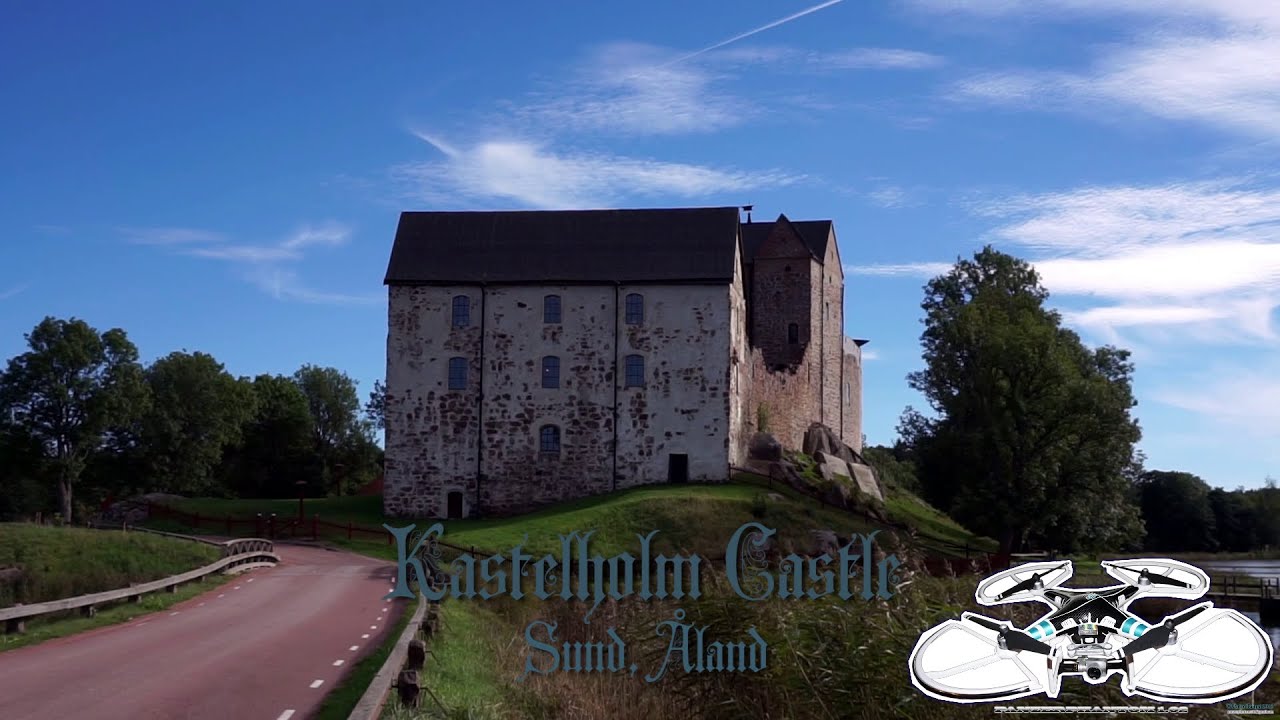 Kastelholm Castle, &Aring;land - Panzerphantom Drone View of the Castle grounds