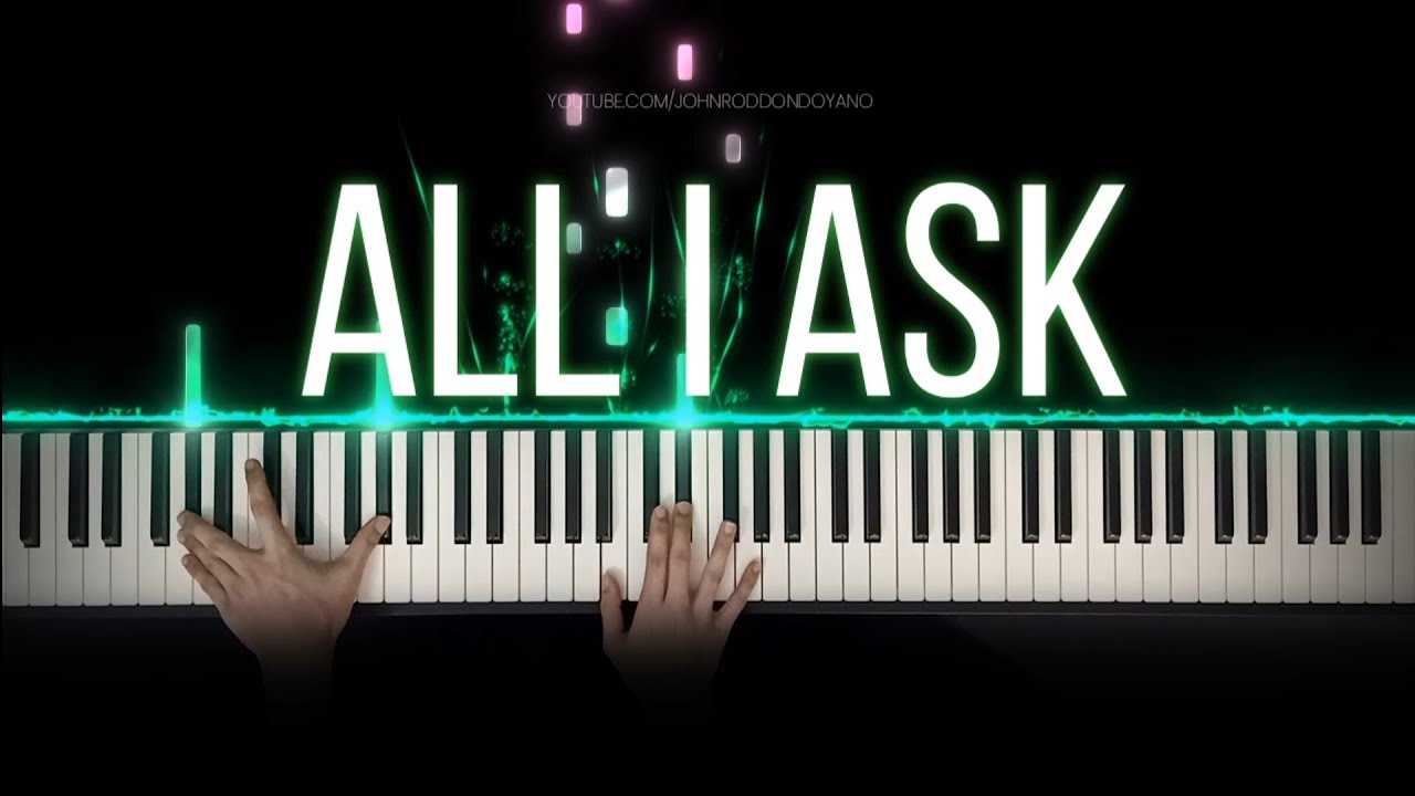 Adele - All I Ask | Piano Cover with PIANO SHEET