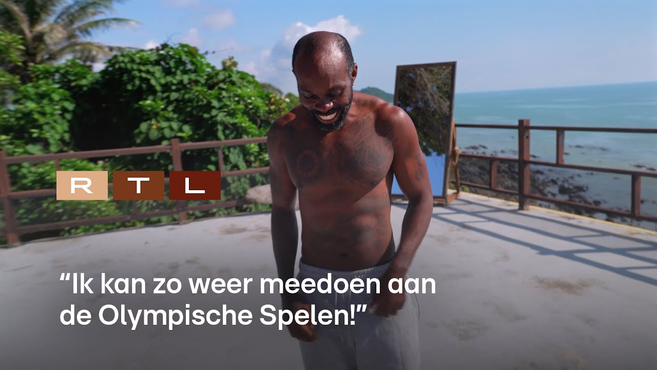 Churandy reageert op verwilderd spiegelbeeld en weegt zichzelf na Robinson-exit | Expeditie Robinson