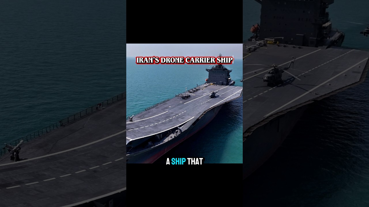 Iran&rsquo;s Secret Drone Carrier Ship &ndash; A Floating Drone Base