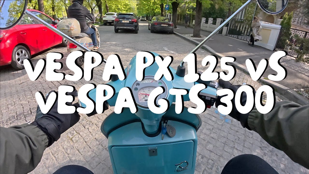 CAN THE VESPA PX 125 70 YEARS KEEP UP WITH THE GTS 300?