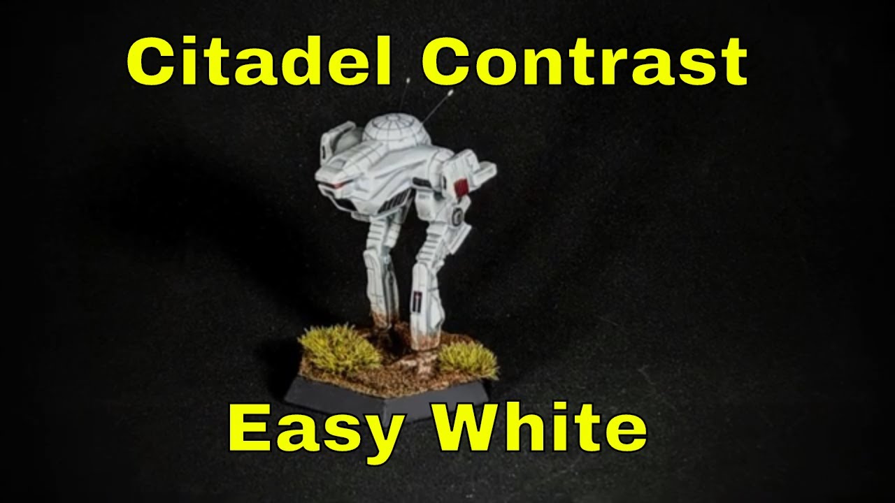 Простая белизна с использованием контраста Citadel | Покраска Battletech Comstar Word of Blake с ...