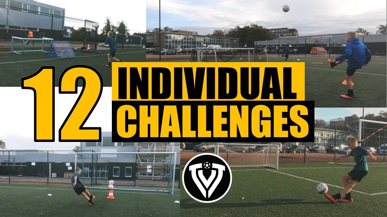 12 Individual Challenges | Football / Soccer Exercises | U10 - U11 - U12 - U13 - U14 - ...