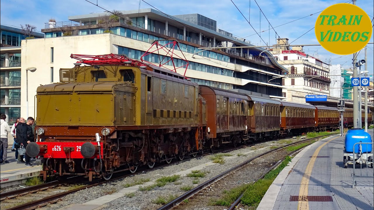 Il Treno del Razionalismo: Un tuffo negli anni 30 a bordo da Roma a Latina con a capo la E626.294
