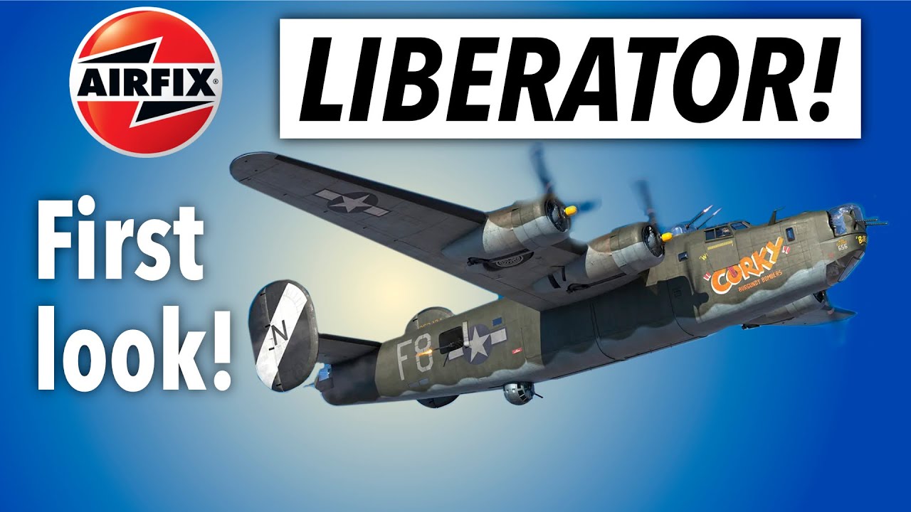 2024 BRAND NEW! AIRFIX B-24 LIBERATOR - what's in the box?