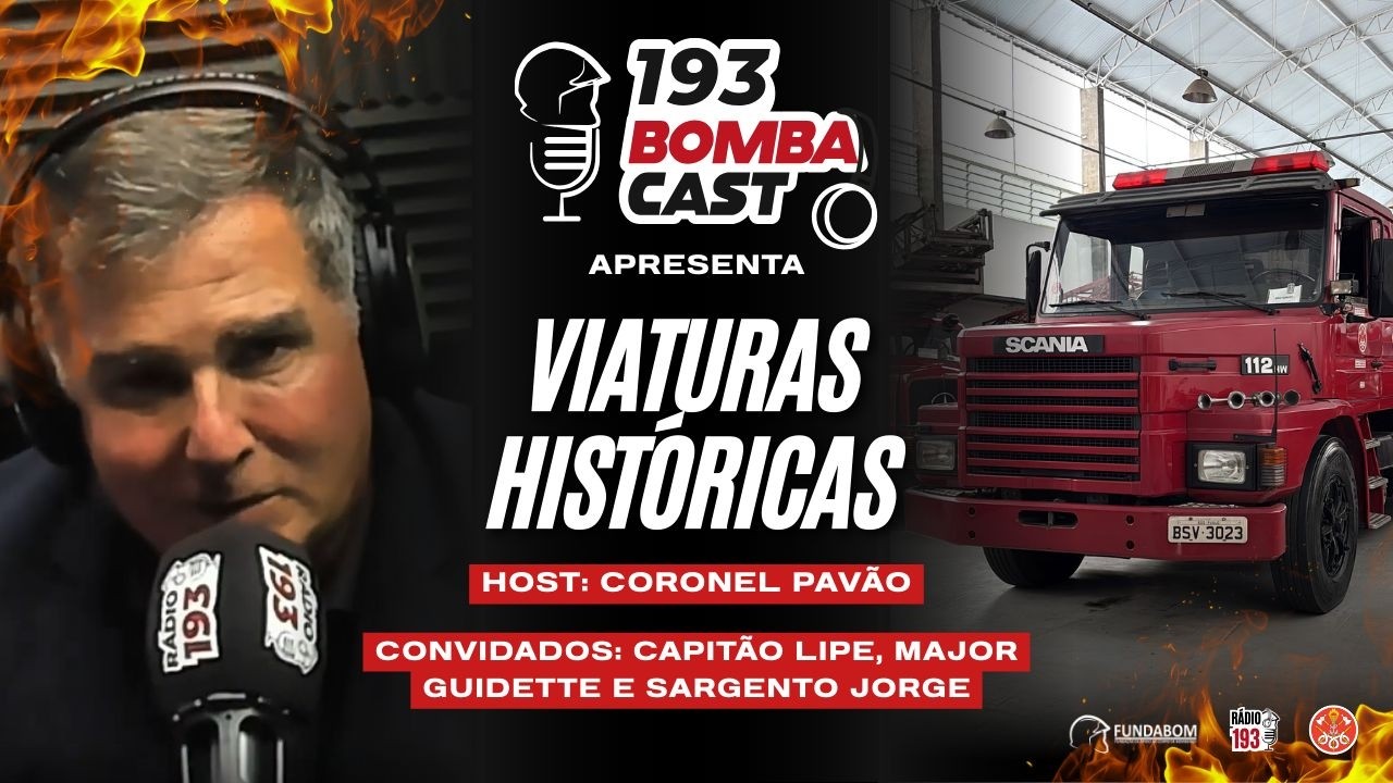 Viaturas Históricas, com Capitão Lipe, Major Guidette e o Sargento Jorge (#238)