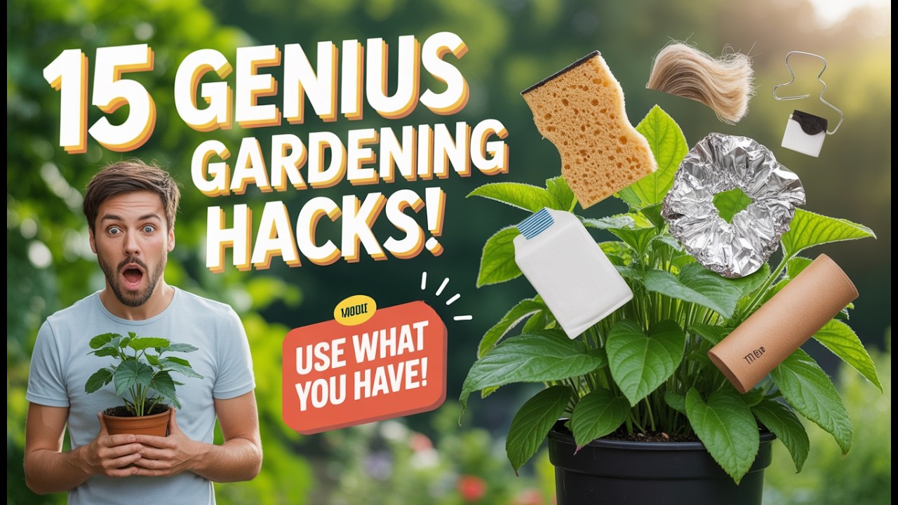 15 Genius Gardening Hacks Using Everyday Items | Save Money & Grow Healthier Plants Naturally