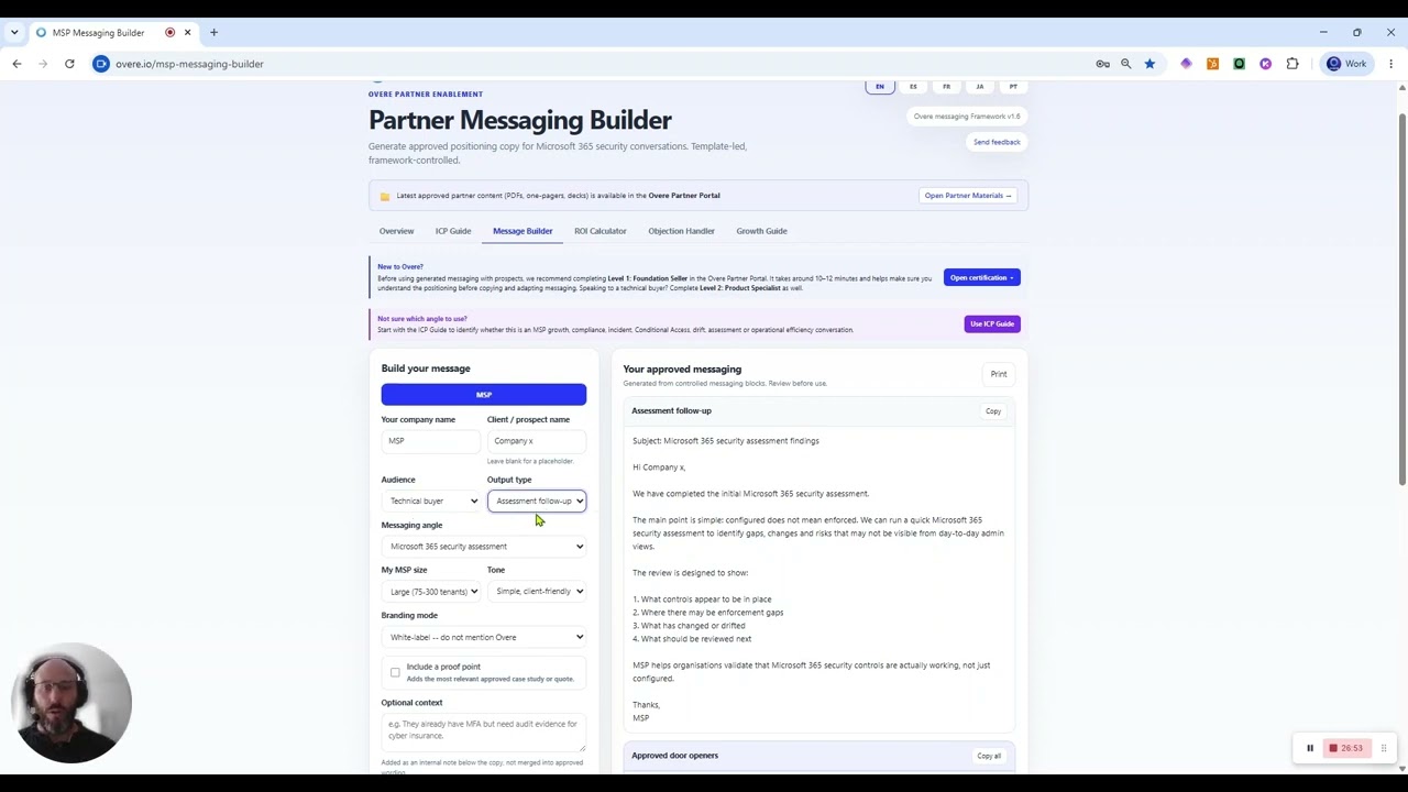 How MSPs Can Sell Microsoft 365 Security More Effectively | Overe Partner Messaging Builder