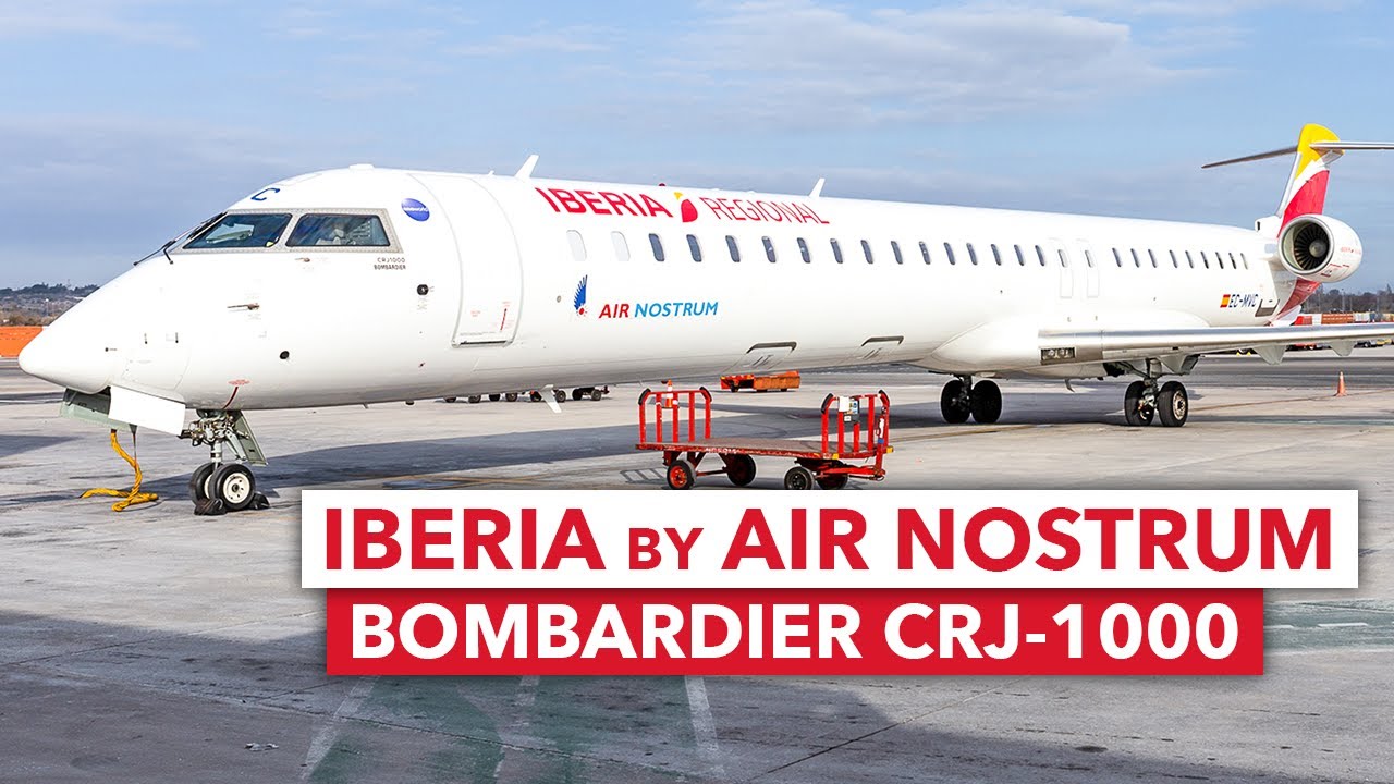 ОТЧЕТ О ПОЕЗДКЕ | IBERIA REGIONAL от AIR NOSTRUM Bombardier CRJ-1000 (ЭКОНОМ) | Мадрид - Цюрих