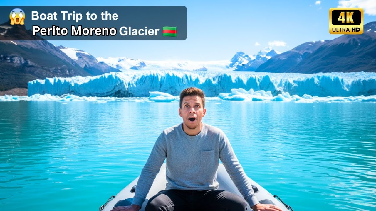 4K Perito Moreno en lago argentino #Argentina #travel