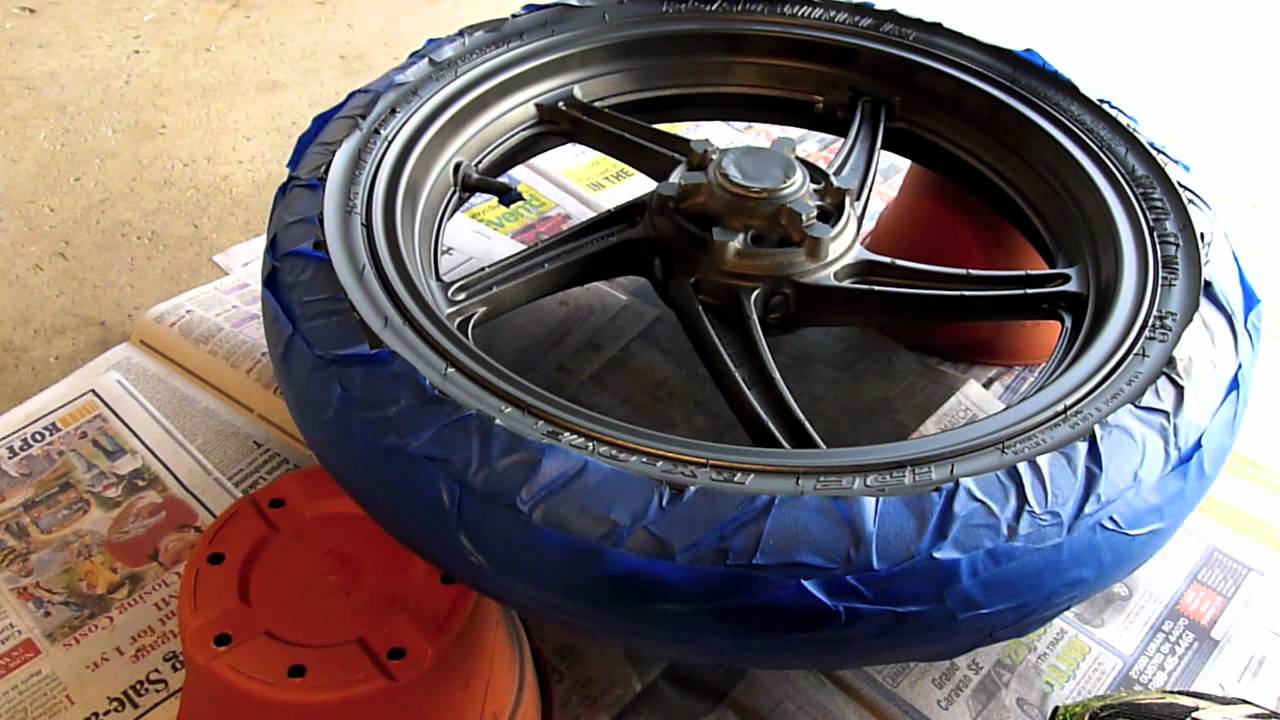 Plasti Dip Motorcycle Rims