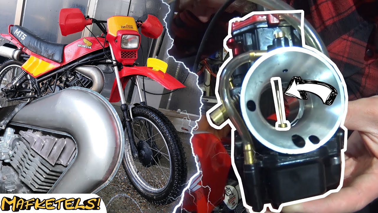 Honda MT5 125CC ATHENA | Gasnaald positie! Brommer Carburateur Afstellen!