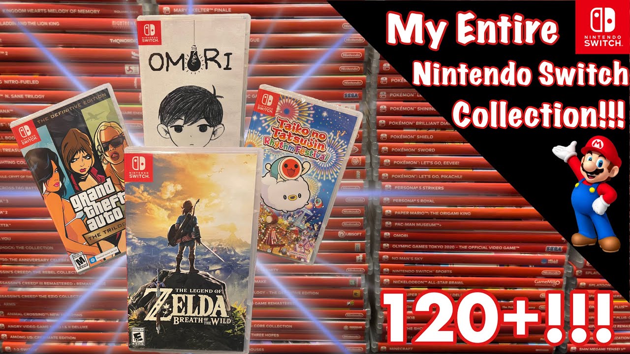 My ENTIRE Nintendo Switch collection!! 120+ Switch Games