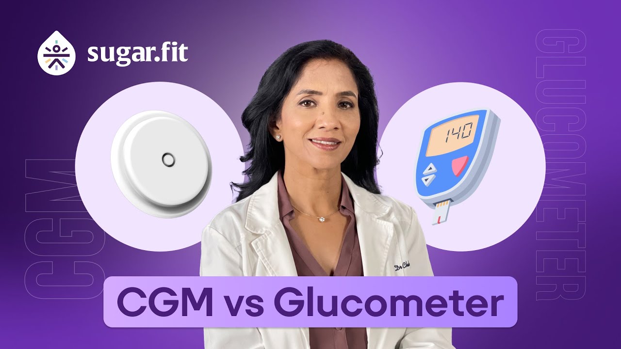 Which One is Best for Tracking Blood Sugar?  CGM or Glucometer | @besugarfit