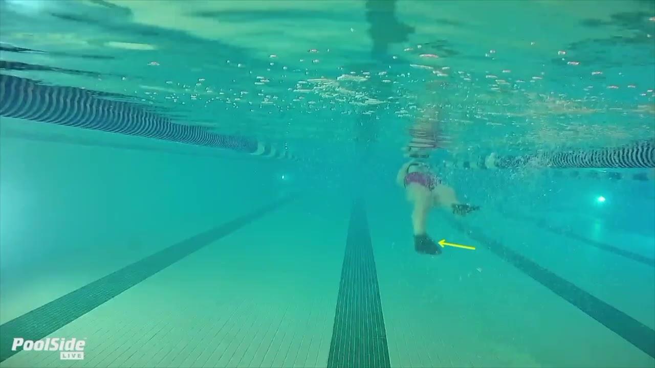 Double Arm Backstroke With Fins Key Items