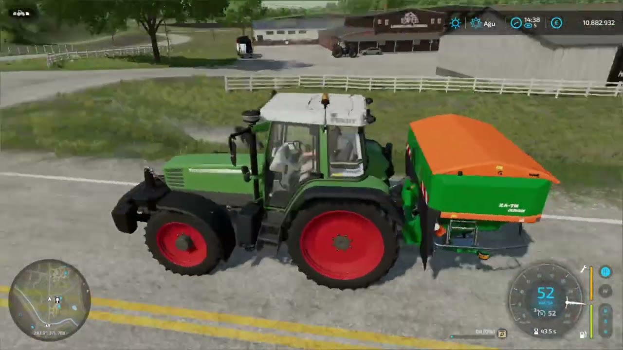 Gerçekçi Çiftçilik: Fendt 511C ile Hassas Gübreleme (FS 22)