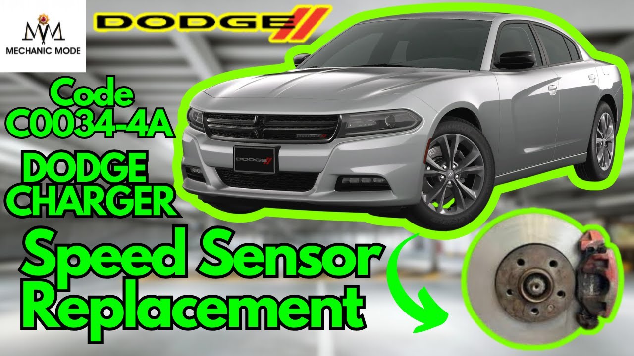 2015-2023 Dodge Charger Fr Speed Sensor  Replacement fix code C0034-4A (quick fix)