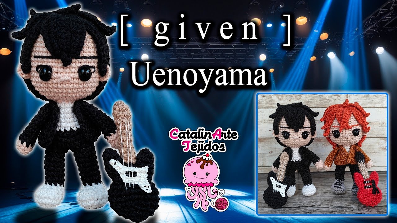 Ritsuka Uenoyama (GIVEN) amigurumi | CatalinArte Tejidos