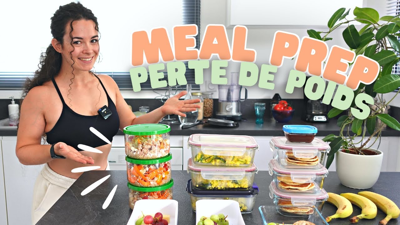 3 jours de repas pour PERDRE DU POIDS | Meal prep facile et rapide !