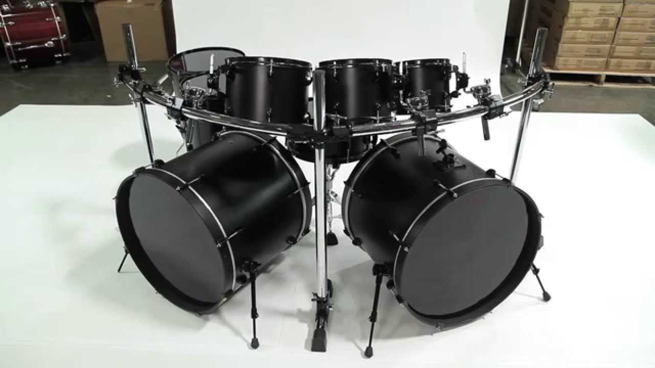 Double Bass Curved Rack System | Brent's Hang