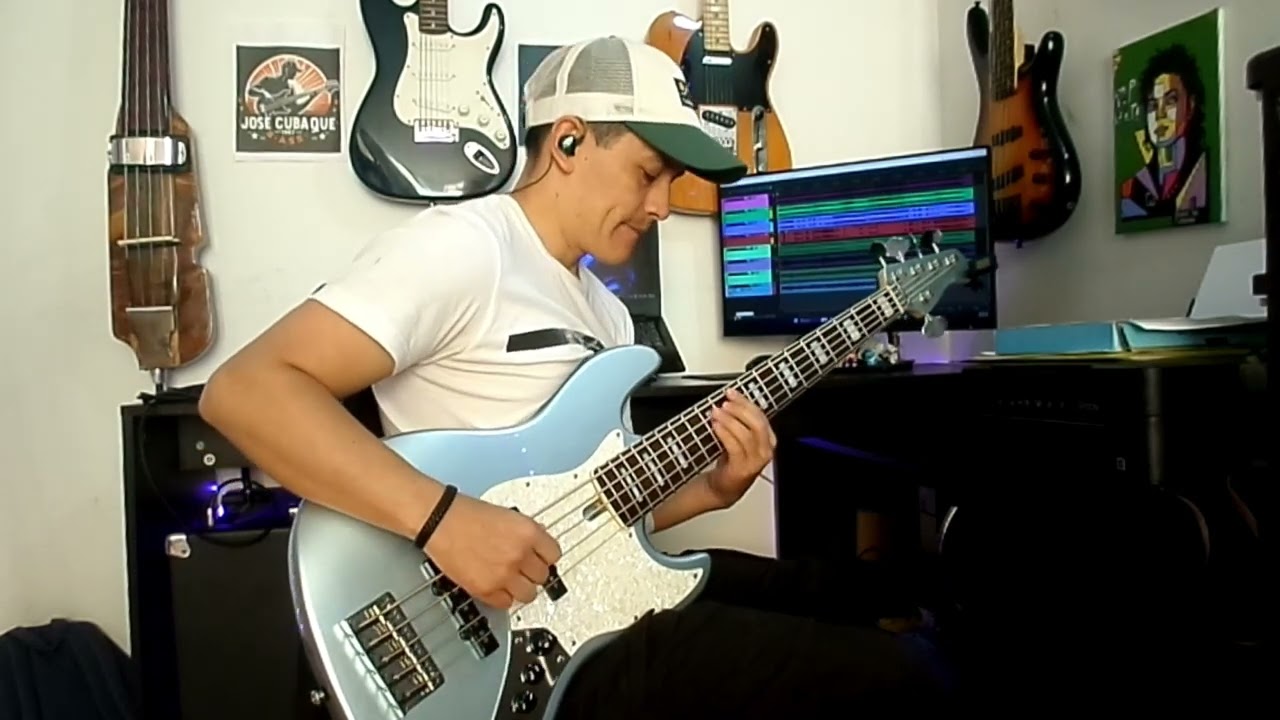 Mujerando - Diomedes Díaz feat Juancho Rois - COVER BASS
