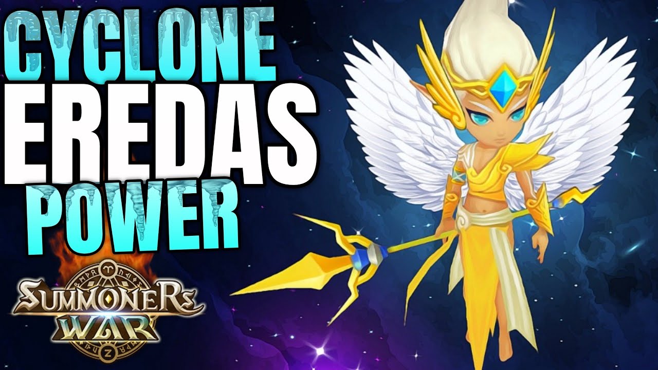 Eredas Cyclone Cleave Power! - Summoners War