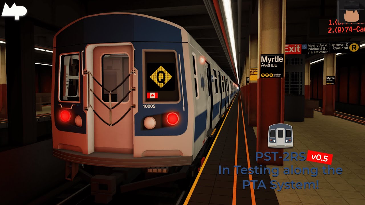 PTA Subway: PST-2RS Admin Train Testing Along Potato City Subway!