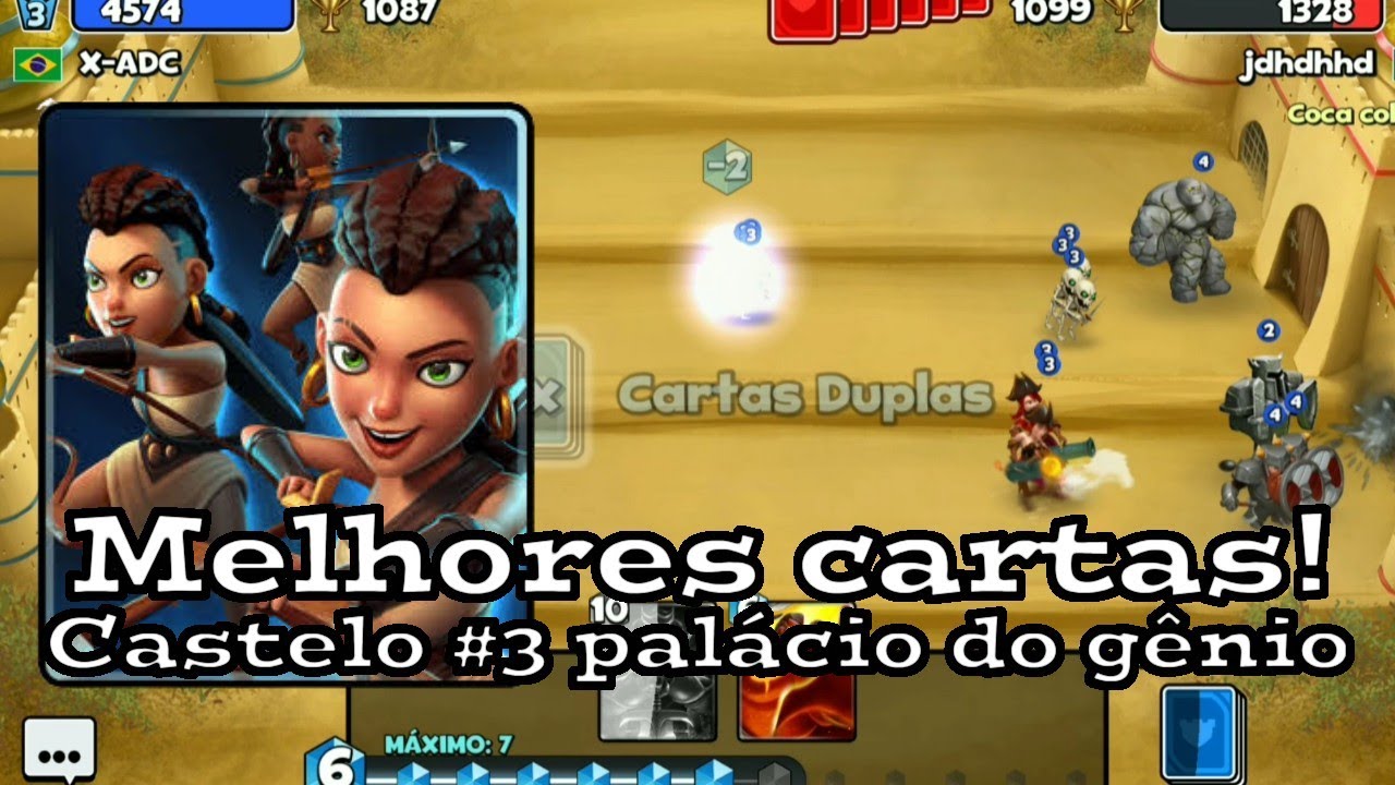 Gameplay #castelo 3 pal&aacute;cio do g&ecirc;nio!